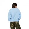 BLUZA DAMSKA FOX WORDMARK OVERSIZED FLEECE CREW CASHMERE BLUE M